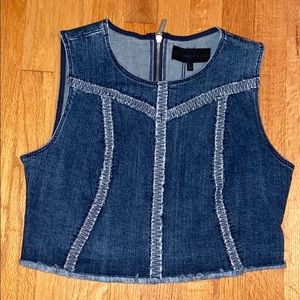 Denim top